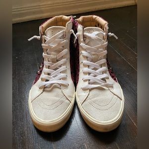 High top sneakers